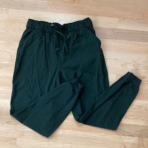 Lululemon stretch high rise jogger dark green
